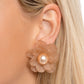 Blooming Backdrop - Brown earrings