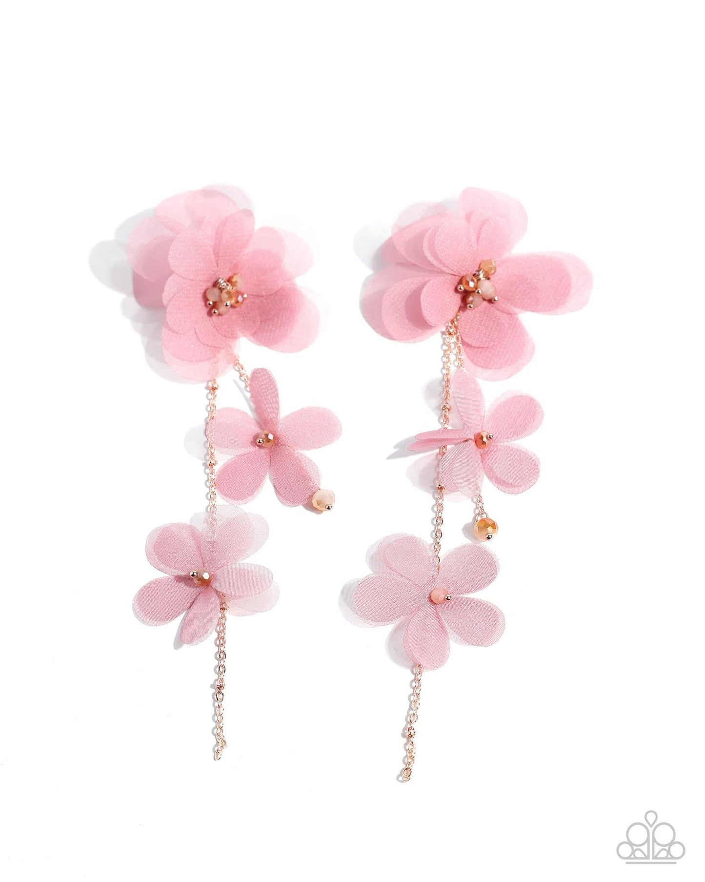 Balletcore pink earrings