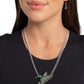 Hummingbird Headline - Green necklace (max 2 per order)