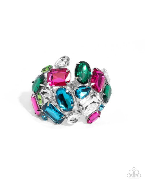 Chic Coronation - multi bracelet