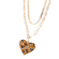 Cheetah Class - Brown necklace