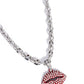 Keepsake Kisser red necklace