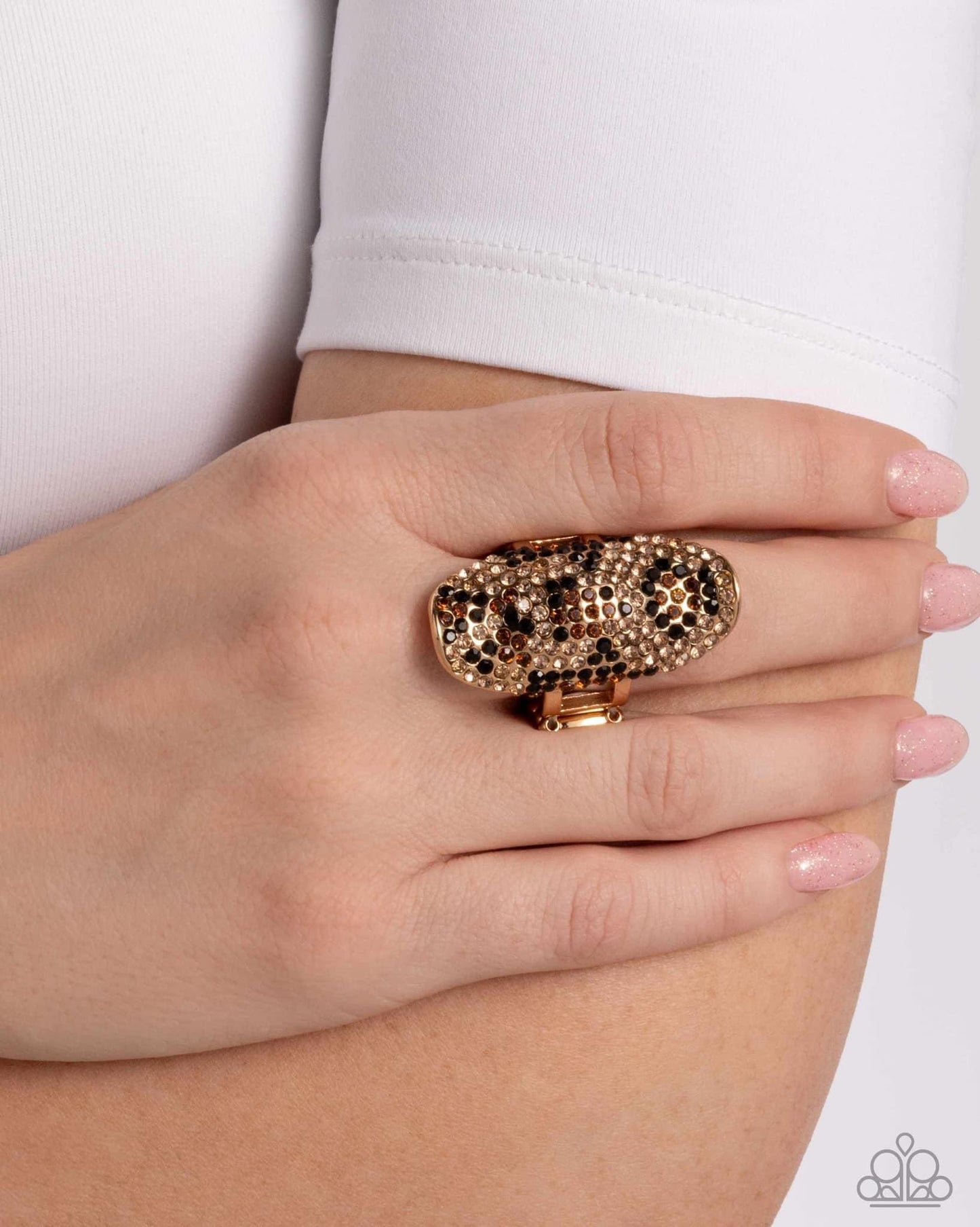 Cheetah ring -brown