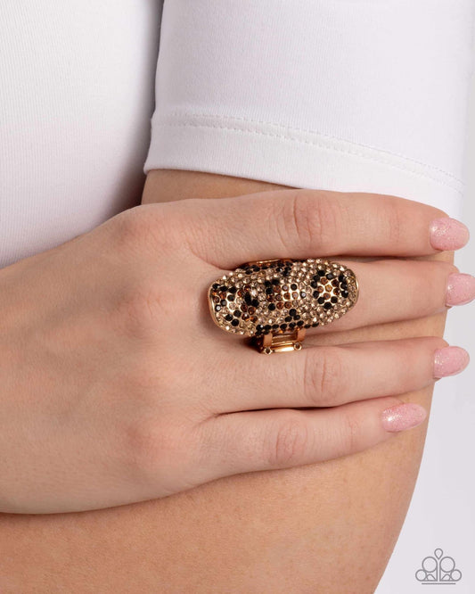 Cheetah ring -brown