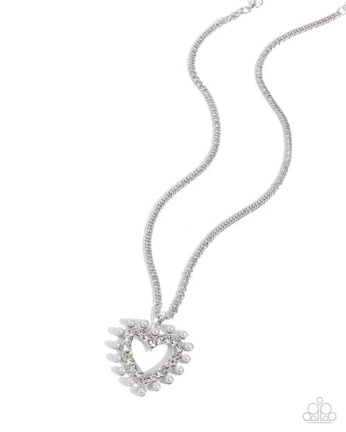 Perfectly Prim white necklace