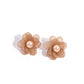 Blooming Backdrop - Brown earrings