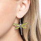 Dragonfly Descent - Green earrings