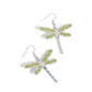 Dragonfly Descent - Green earrings