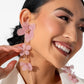 Balletcore pink earrings