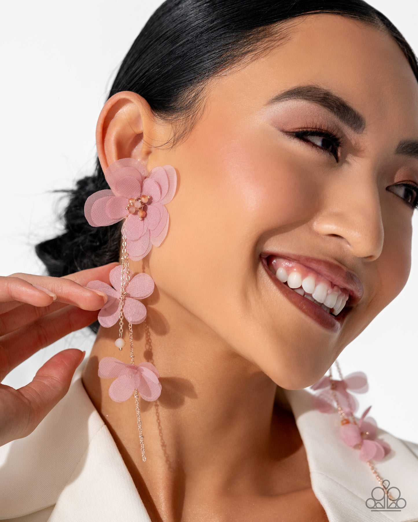 Balletcore pink earrings