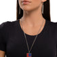 Patriotic Pendant - Red necklace-(max 2 per order)