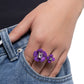 Delicate Duo purple ring