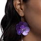 Oversized Opulence - Purple earrings