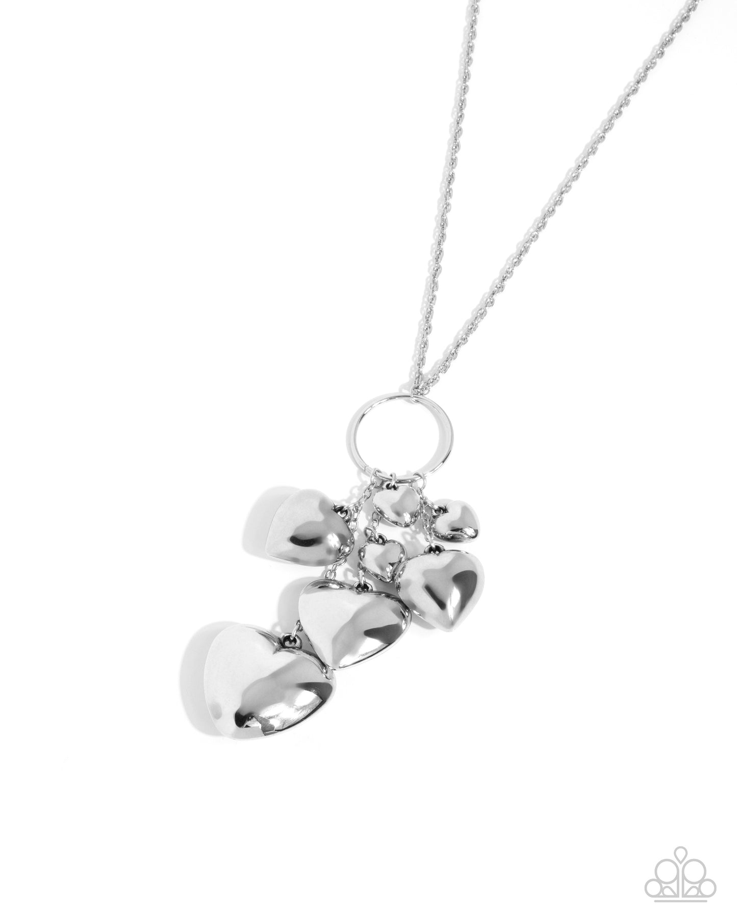 Heart Haul - Silver necklace