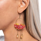 Whimsical Work brass earrings