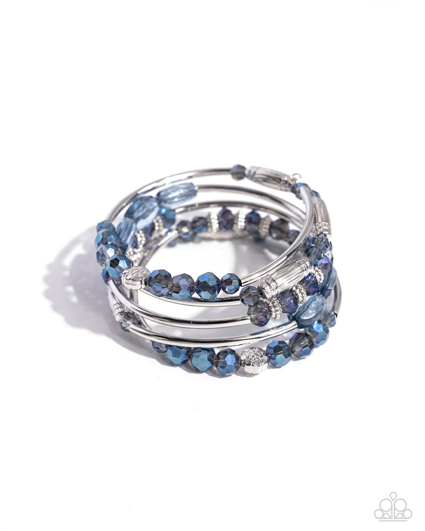 Sassy Stack - Blue bracelet