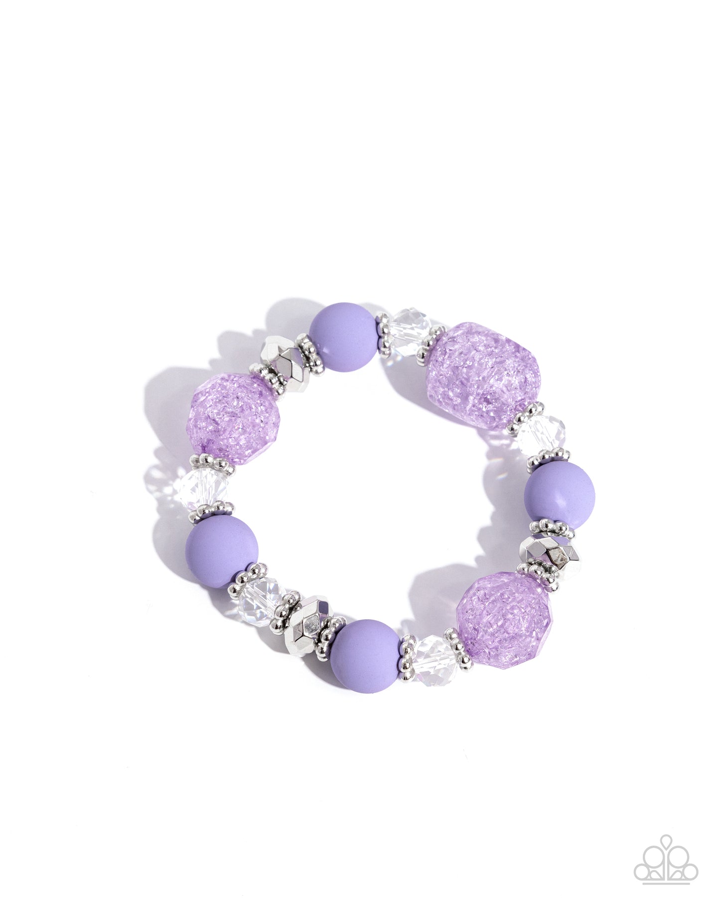 Sweetly Shattered - Purple bracelet