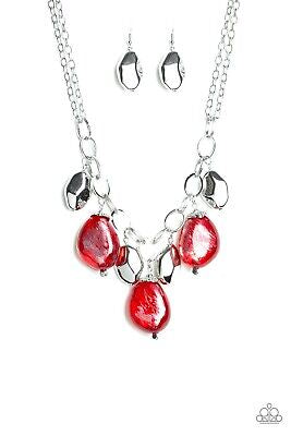 Looking Glass Glamorous - Red necklace