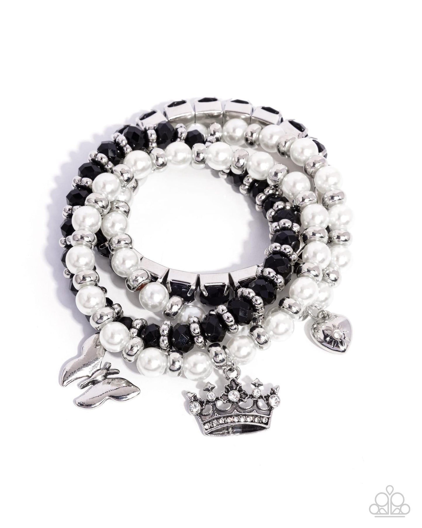 Feminine Charm - Black bracelet