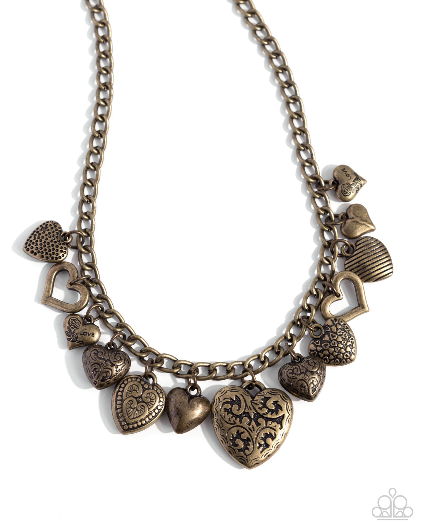 Heart Hangout - Brass necklace