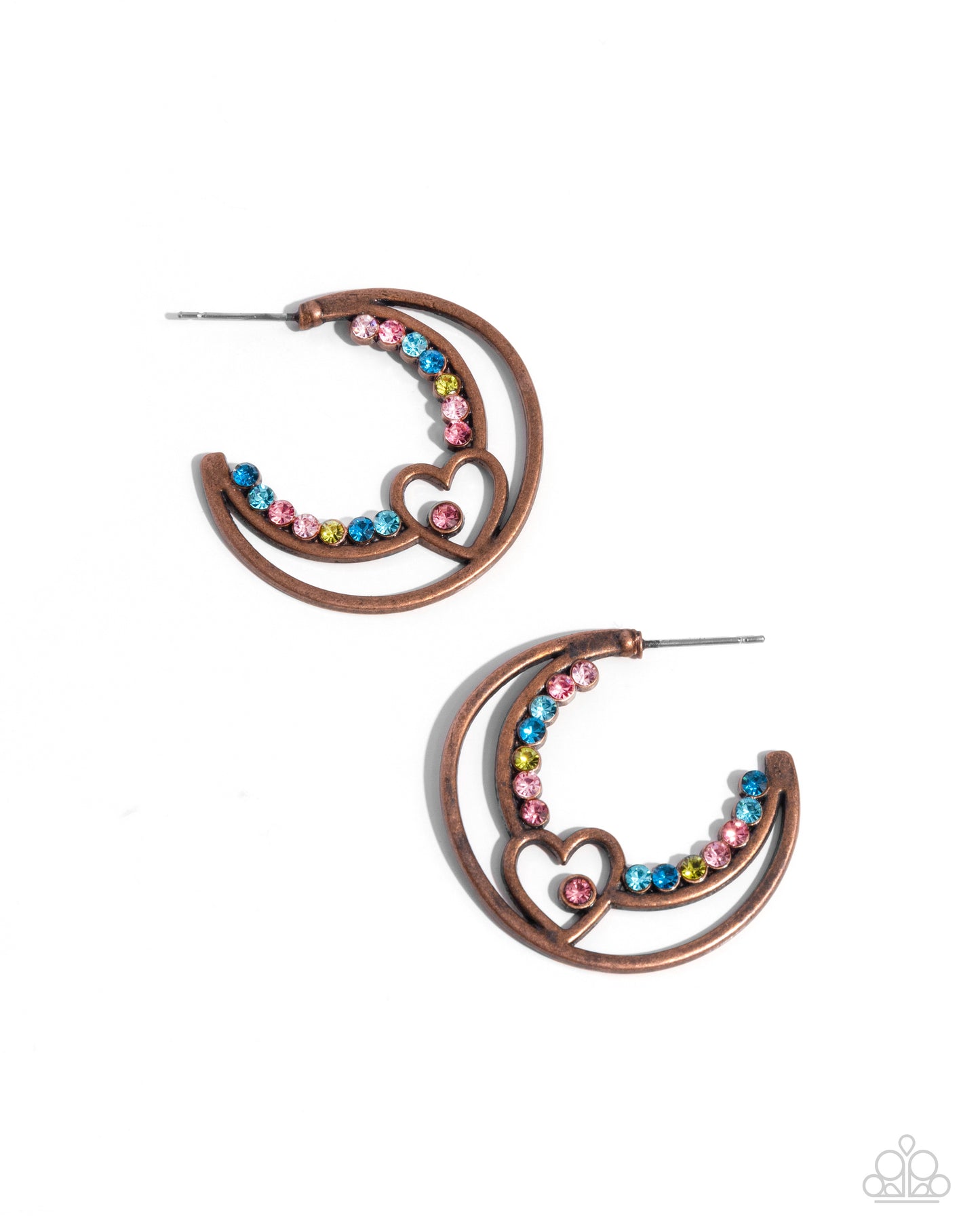 Sympathetic Sweetheart - Copper earrings