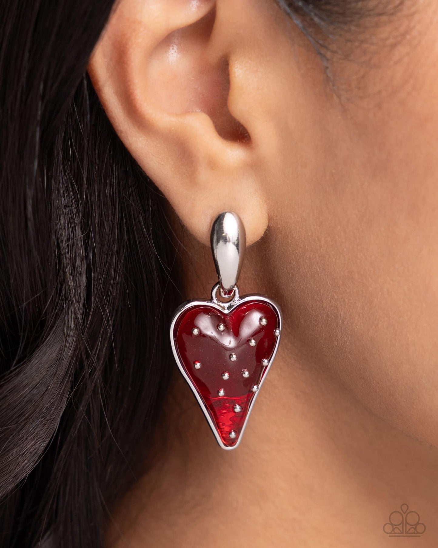 Glossy Goodwill - Red earrings- (max 2)