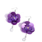 Oversized Opulence - Purple earrings