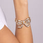 Its All A-BOW-t Me - Gold bracelet