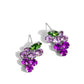 Grapevine Grace - Purple earrings