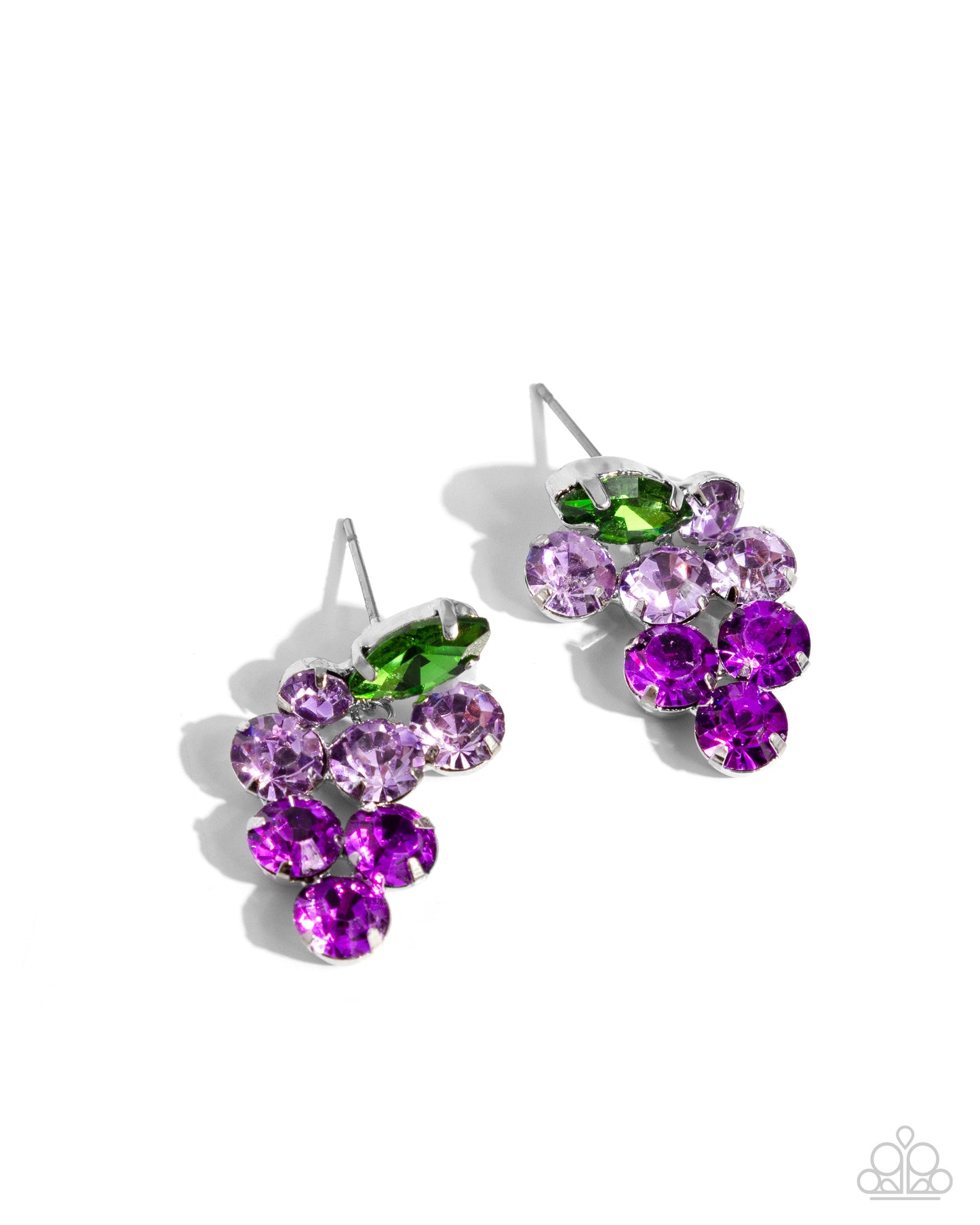 Grapevine Grace - Purple earrings