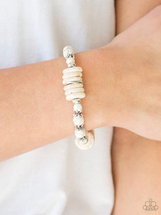 Sagebrush Serenade - White Bracelet