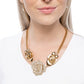 Bouquet Beacon gold necklace