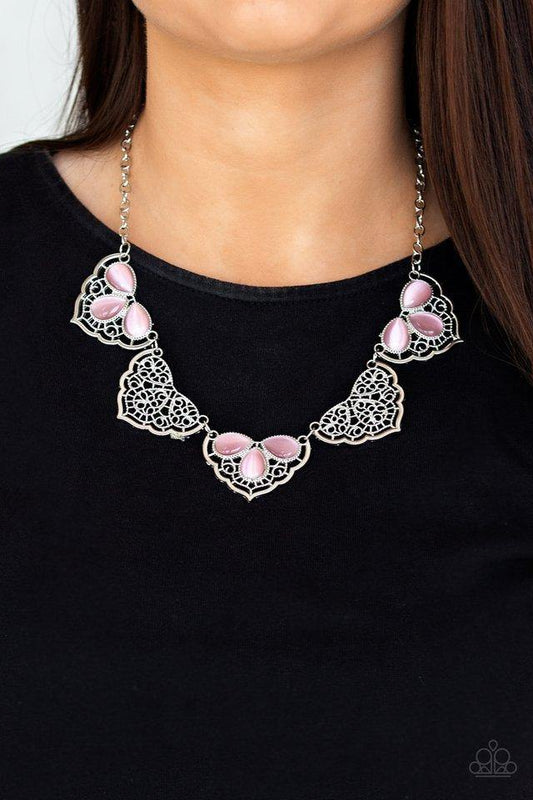 East coast Essence pink necklace