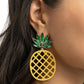 Pineapple Passion - Yellow earrings