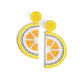 Lemon Leader - Yellow Earrings