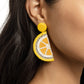 Lemon Leader - Yellow Earrings