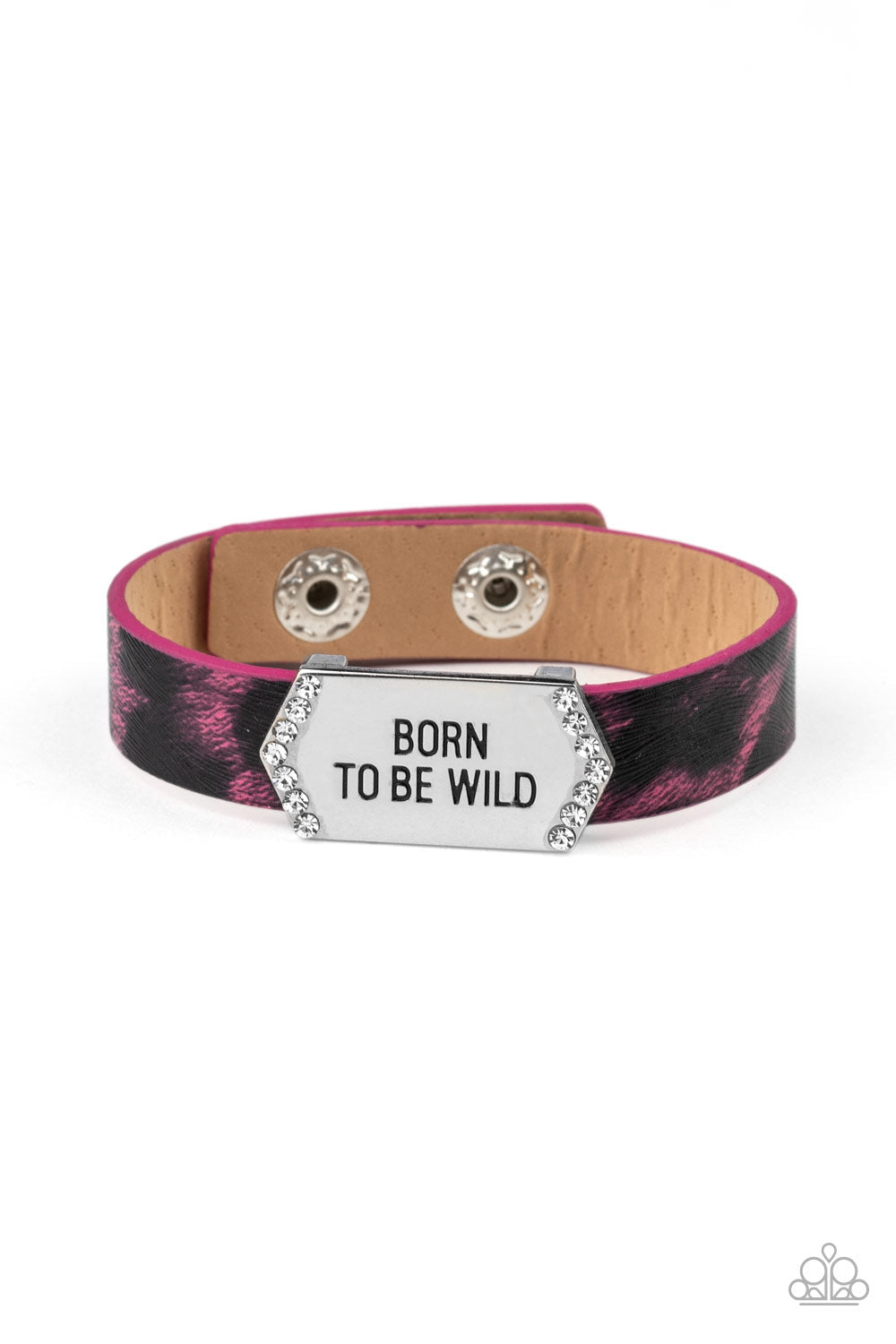 BORN TO BE WILD - PINK  bracelet