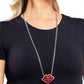 Lip Locked red necklace-