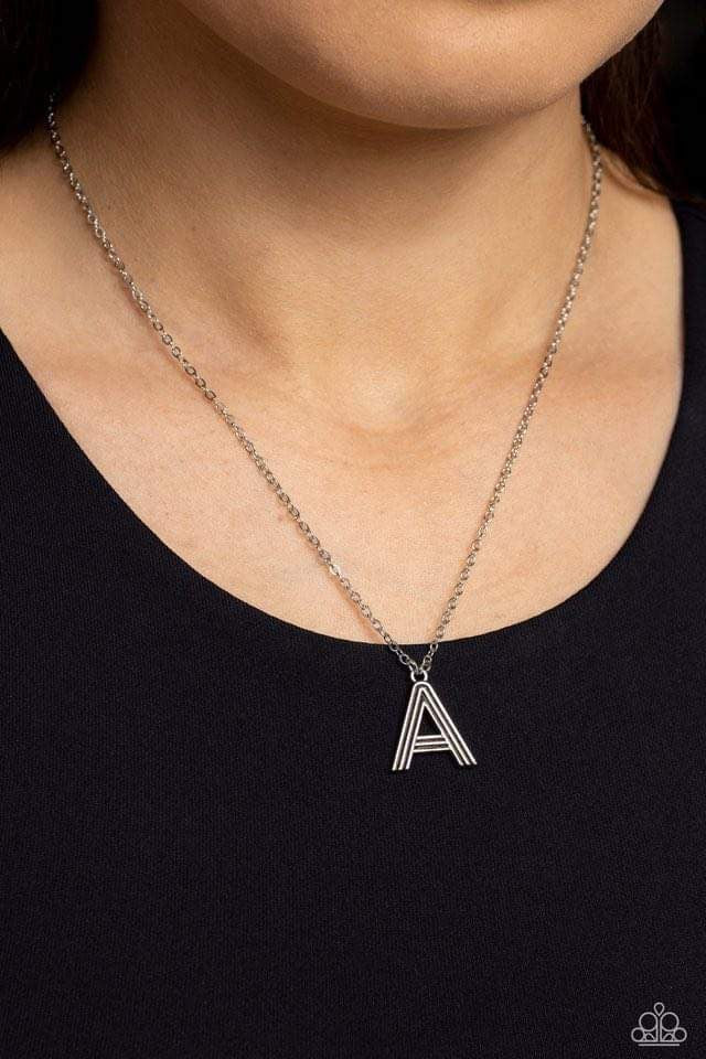 Silver Necklace “A”