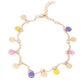 SMILEY SENSATION - GOLD SMILEY FACE ANKLET