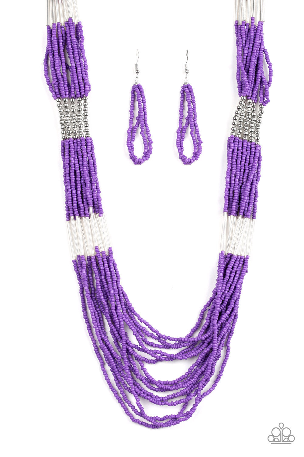 Let It BEAD - Purple necklace