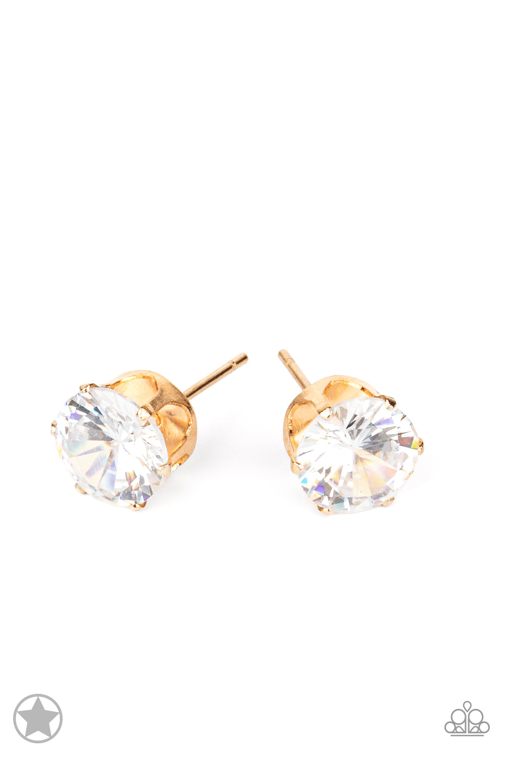 Just In TIMELESS - Gold earrings Blockbuster