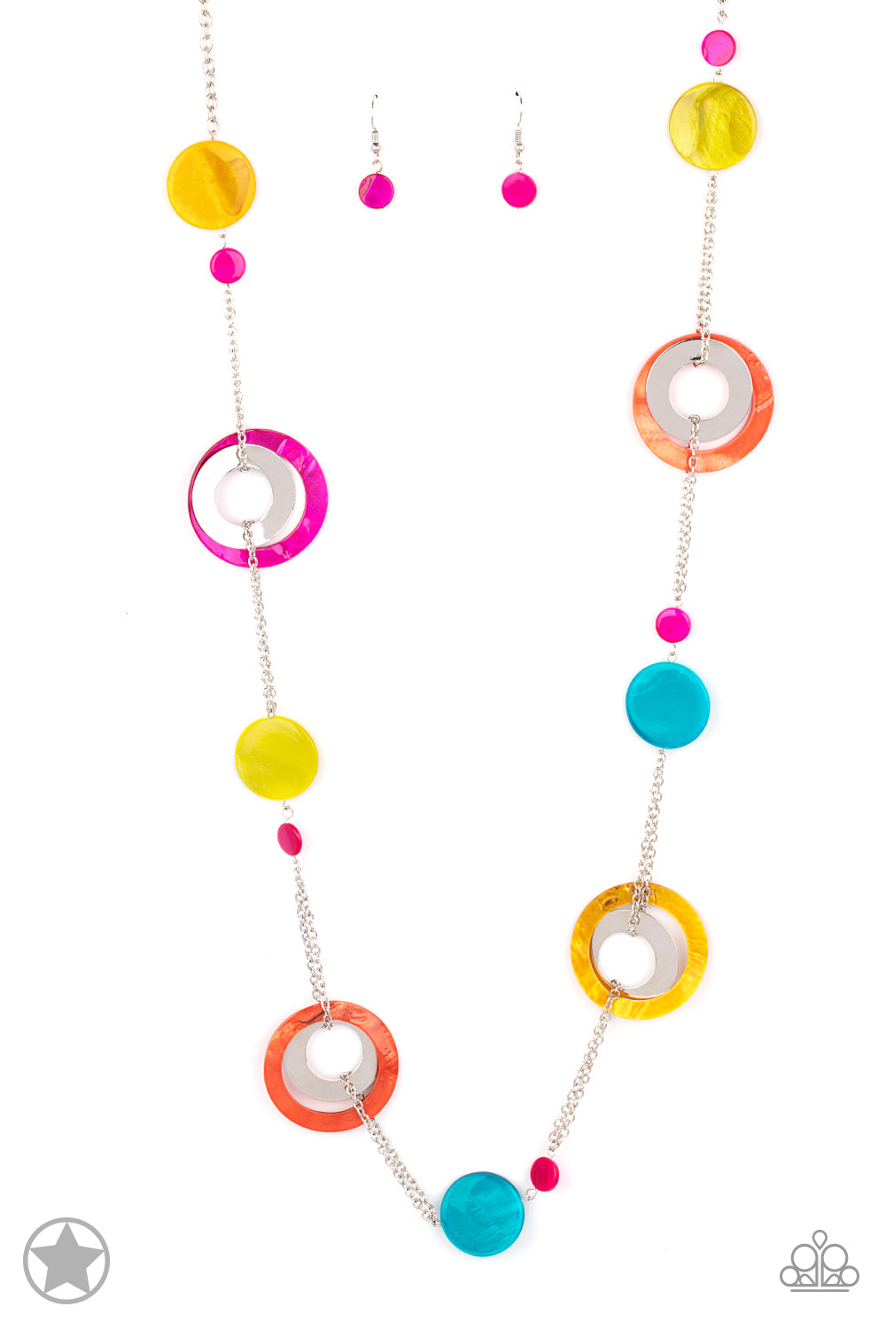 Kaleidoscopically Captivating necklace- Blockbuster