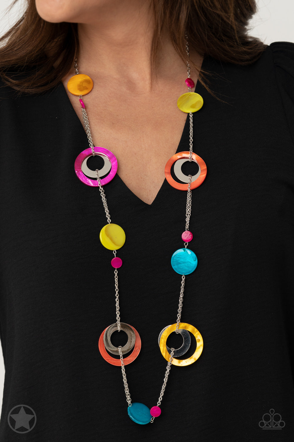 Kaleidoscopically Captivating necklace- Blockbuster