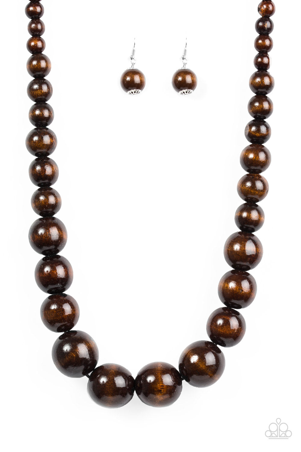 Effortlessly Everglades - Brown necklace