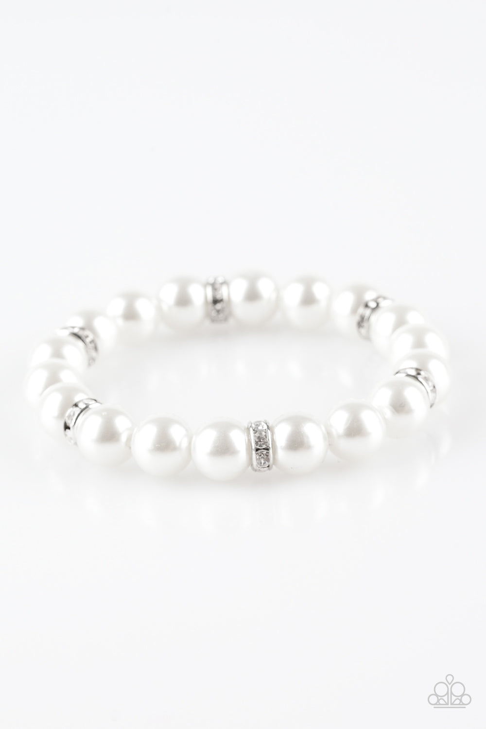 Exquisitely Elite - White bracelet