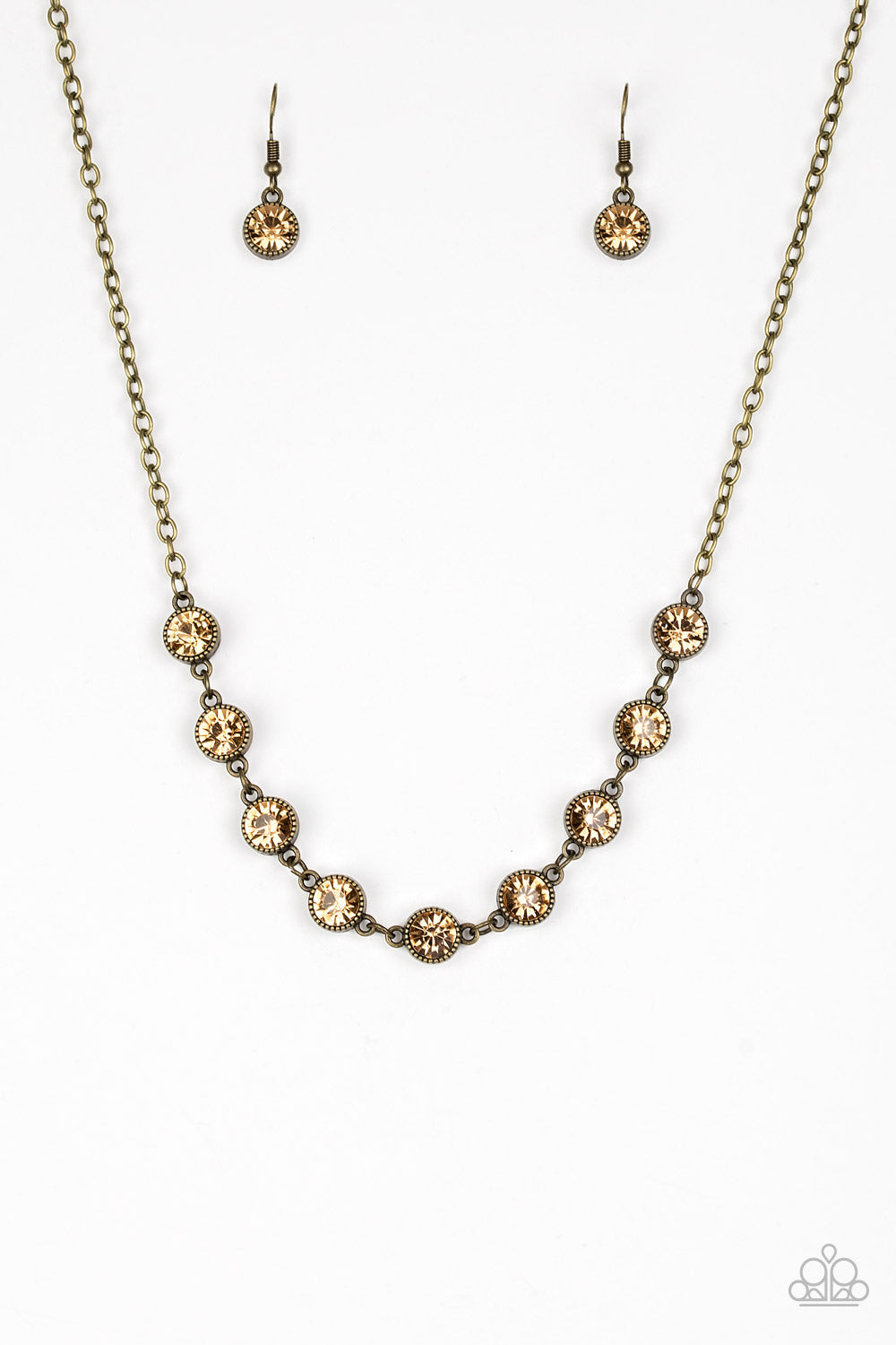 Starlit Socials - Brass necklace