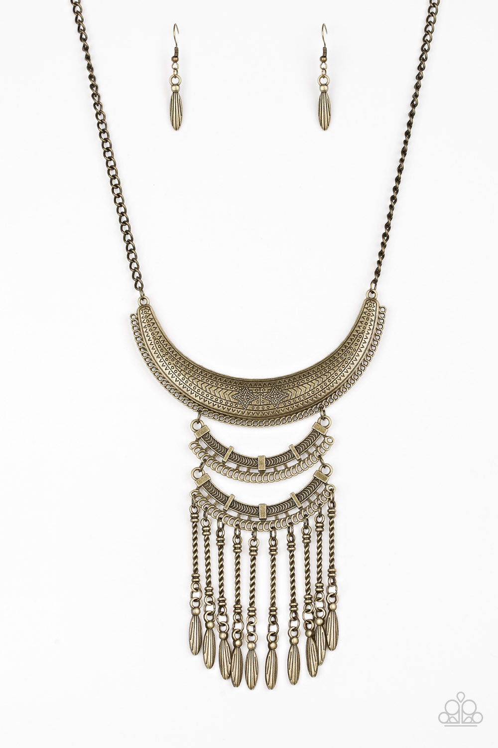 Eastern Empress - Brass necklace