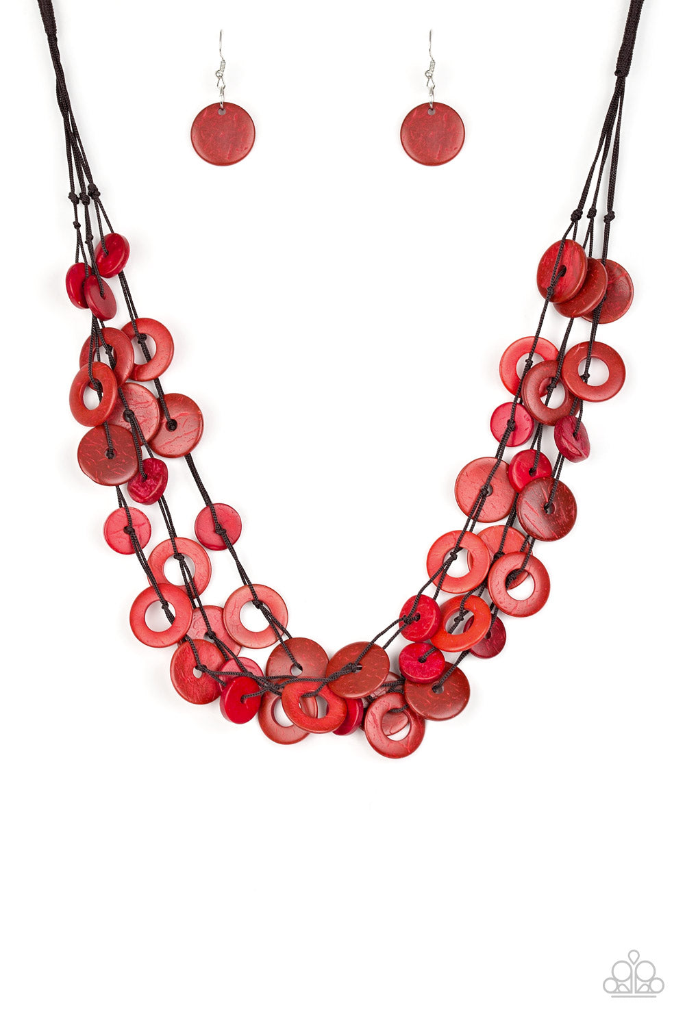 Wonderfully Walla Walla - Red necklace-Vintage