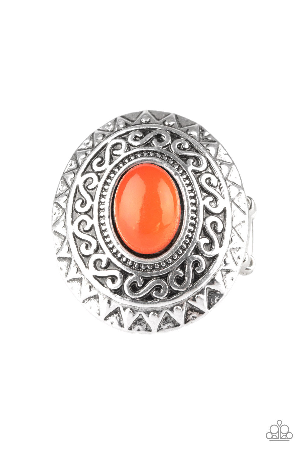 Hello, Sunshine -  orange-ring-Vintage